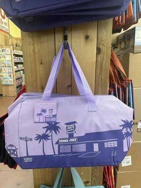 LIMITED purple rain Trader Joe’s insulated bag